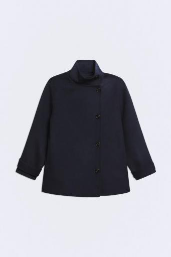 Chaqueta lana con costuras Lindberg navy [0]