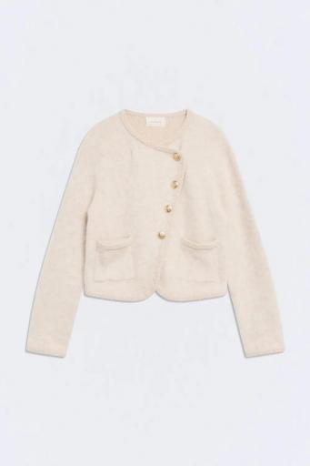 Chaqueta crop con lana Vermont [0]