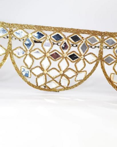 Cinturón Olas color oro [1]