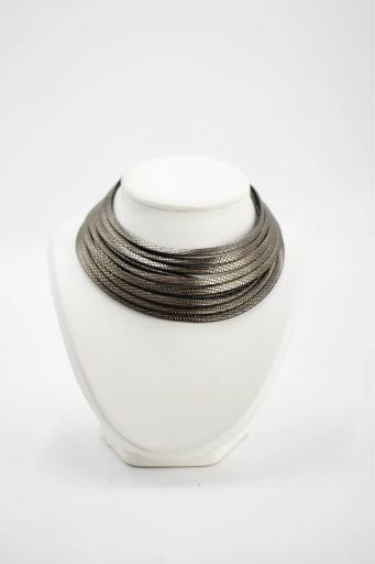 Collar Coa Small Plomo