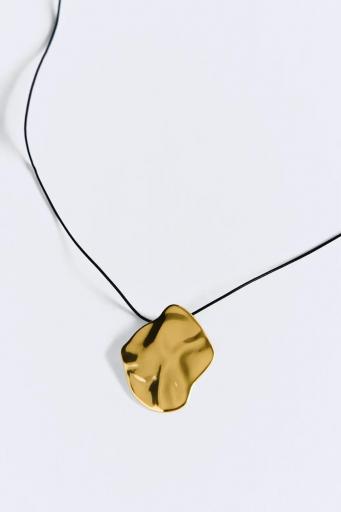 Collar piel colgante dorado  Willow [2]