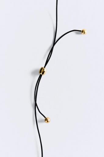 Collar piel colgante dorado  Willow [3]