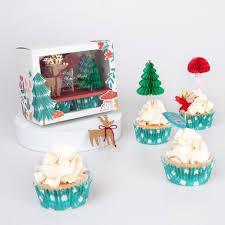 Cupcake kit bosque en invierno [1]