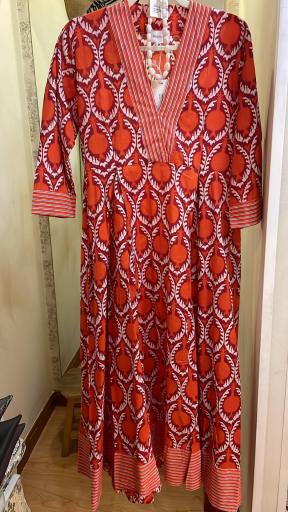 Vestido Alima coral [0]