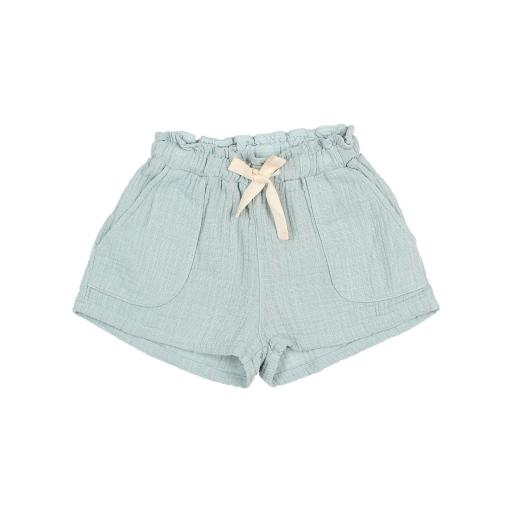 Pantalones cortos de muselina color almond