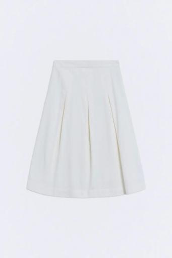 Falda midi denim blanca  Phoenix [0]