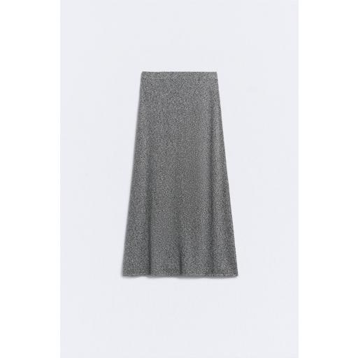 Falda midi evasé Rice [2]
