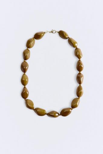 Collar piedras verde oliva Viana [0]