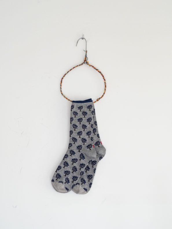 Calcetines granados azul