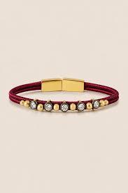 Pulsera Aurelia burdeos