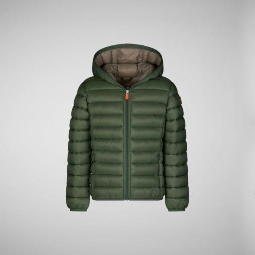 Jacket con capucha Dony thyme green [0]