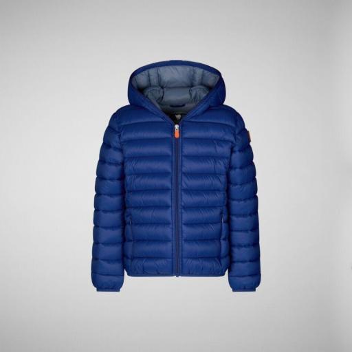 Jacket con capucha Dony eclipse blue