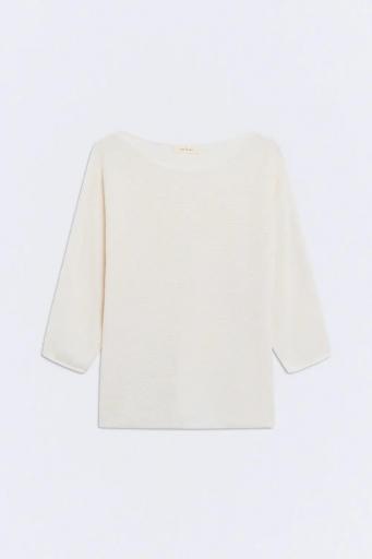 Jersey escote barca blanco Brume [0]