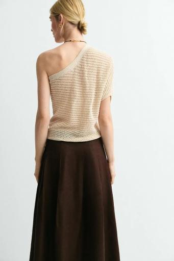 Jersey asimétrico beige Jane [2]