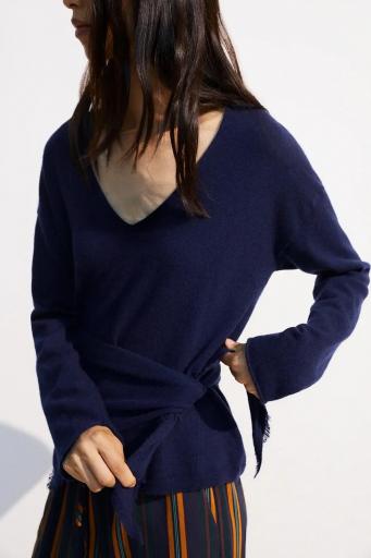Jersey lana y cashmere azul Namur [1]