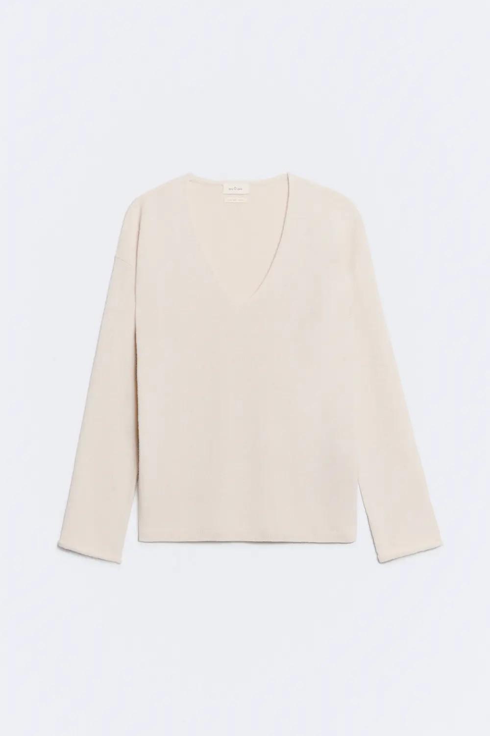 Jersey lana y cashmere topo Namur