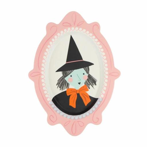 Platos reutilizables retratos Halloween [2]