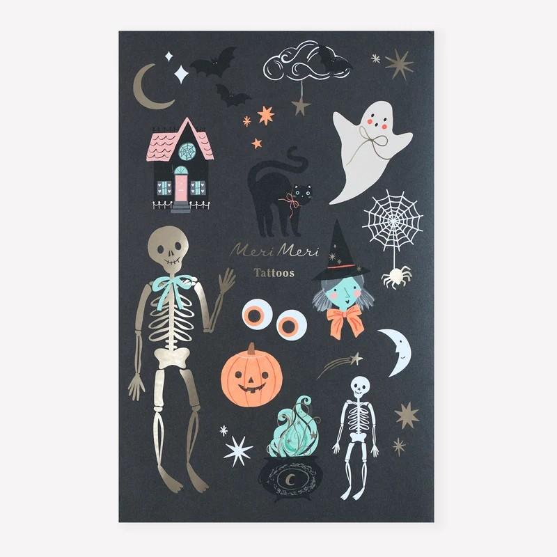 Tatuajes halloween temporales