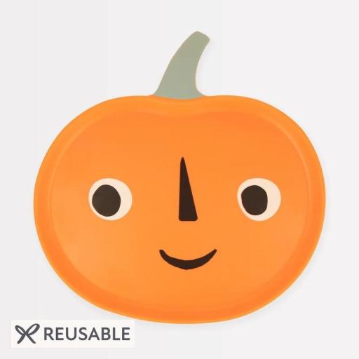 Plato melamina con forma de calabaza [0]