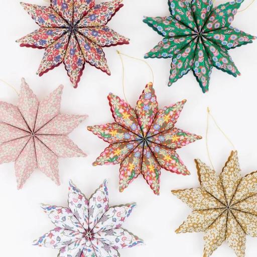 Adornos de estrellas para el árbol de Navidad Liberty [1]