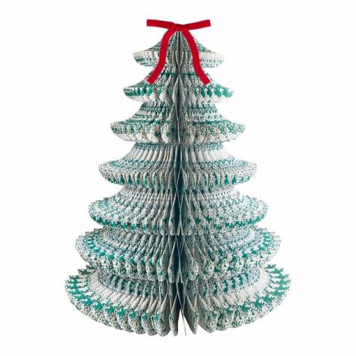 Árboles gigantes de navidad Liberty de papel nido de abeja [3]