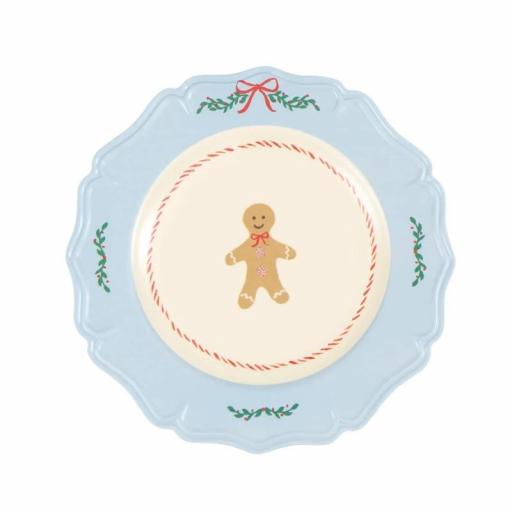 Platos navideños pequeños reutilizables de melamina [4]