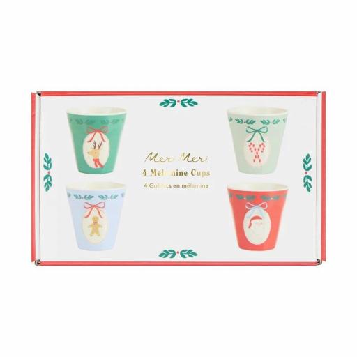Vasos navideños reutilizables Jolly Christmas [0]