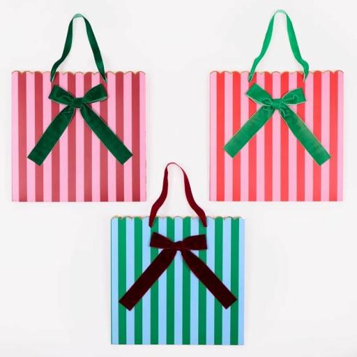 Bolsas de regalo con rayas grandes [2]