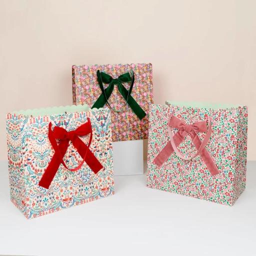 Bolsas de regalo grandes Liberty navideñas
