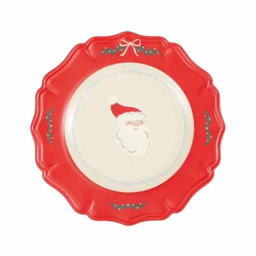 Platos navideños pequeños reutilizables de melamina [2]
