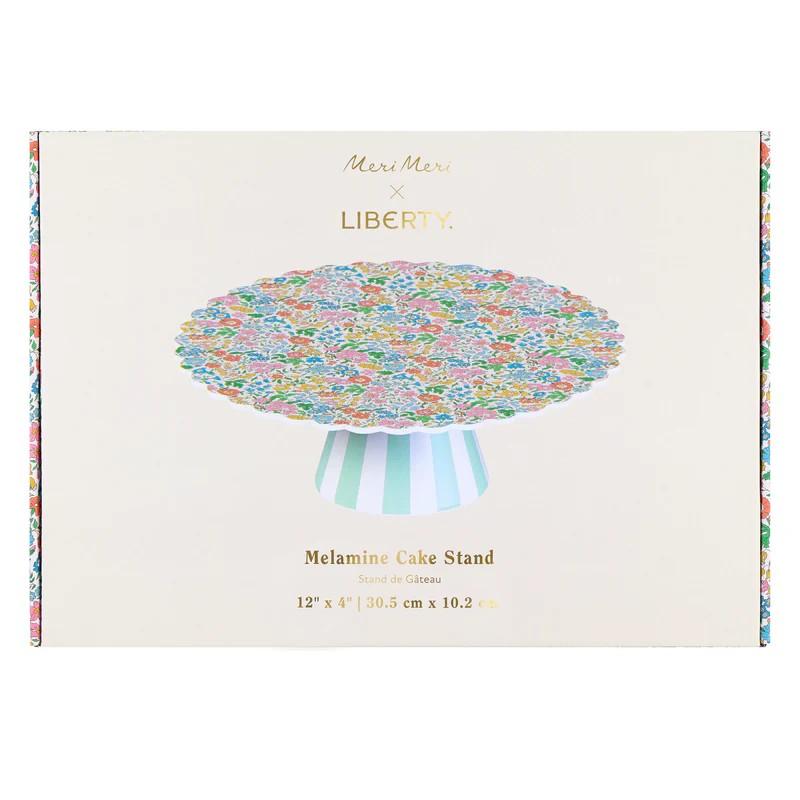Soporte para tartas reutilizable de melamina Liberty Garden Party