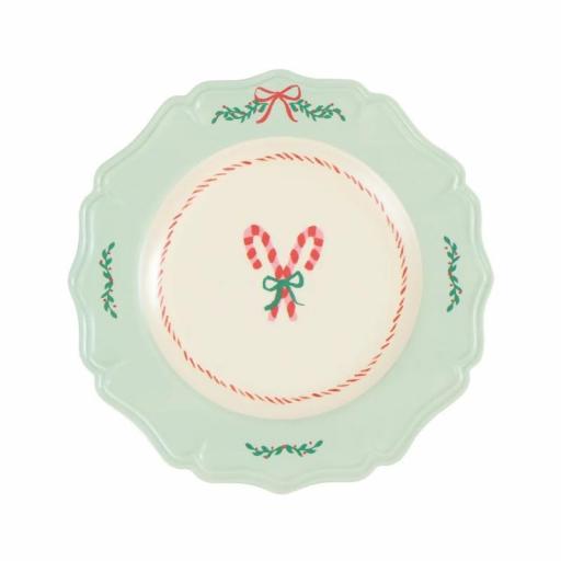 Platos navideños pequeños reutilizables de melamina [5]