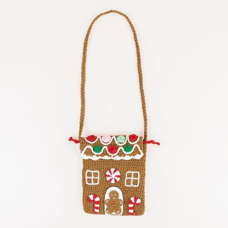 Bolso de ganchillo casita de Jengibre