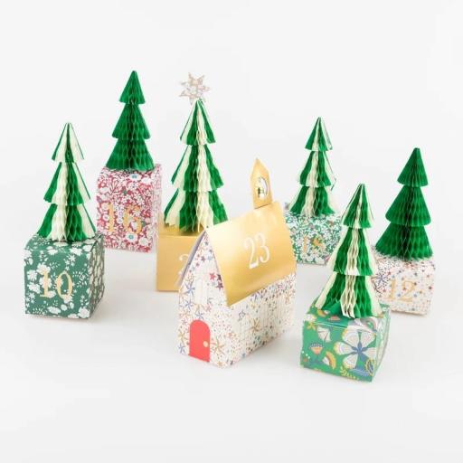 Calendario de Adviento Liberty casas de Navidad [4]
