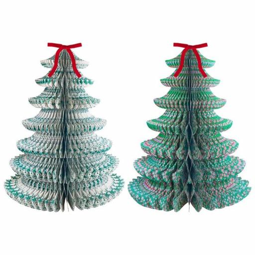 Árboles gigantes de navidad Liberty de papel nido de abeja [1]