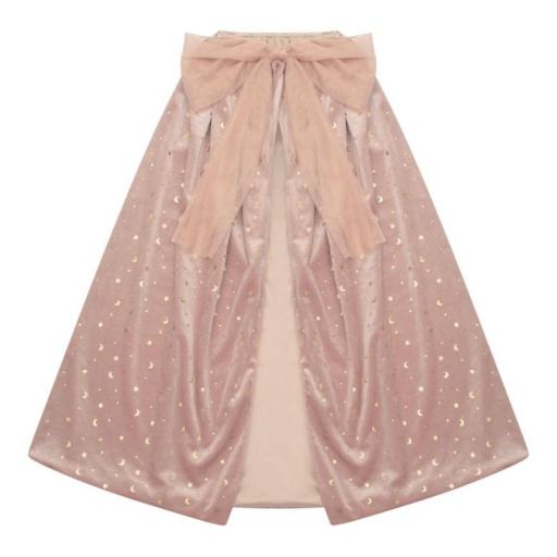 Capa rosa de terciopelo Glinda