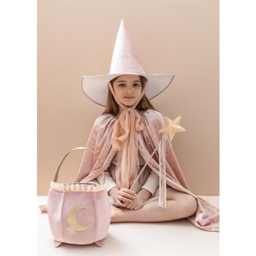 Capa rosa de terciopelo Glinda [2]