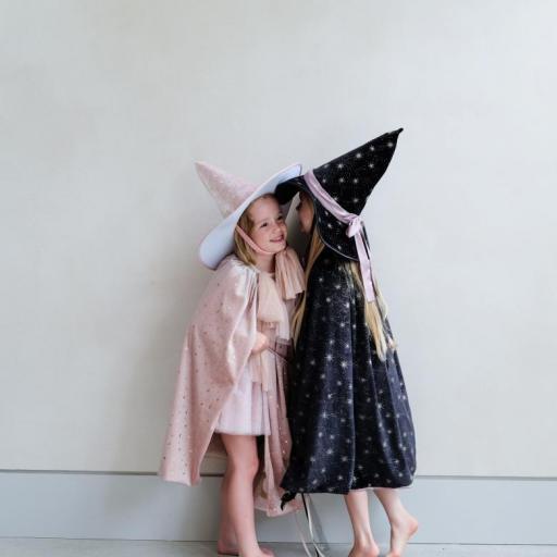 Sombrero rosa de bruja con lazada Glinda [3]
