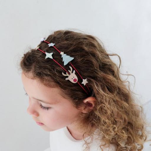 Diadema doble Papa Noel [2]