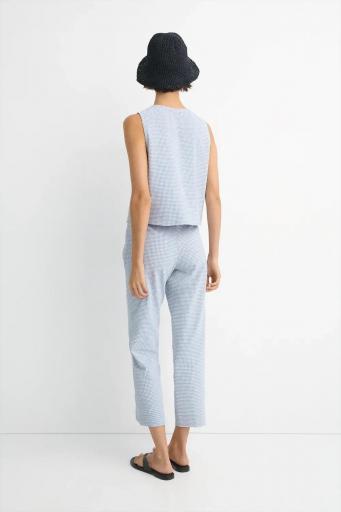 Pantalón Bardot vichy azul empolvado [3]