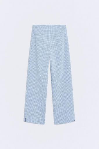 Pantalón Bardot vichy azul empolvado [0]