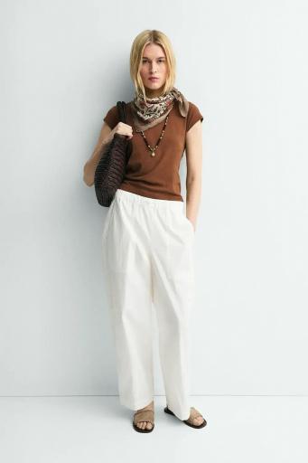 Panatlón algodón blanco Bergman [1]