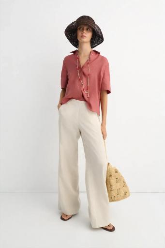 Pantalón lino beige Desierto [4]