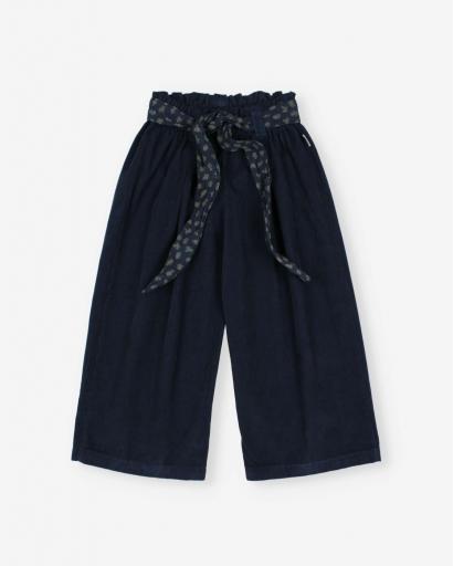 Pantalón micropana girly azul [1]