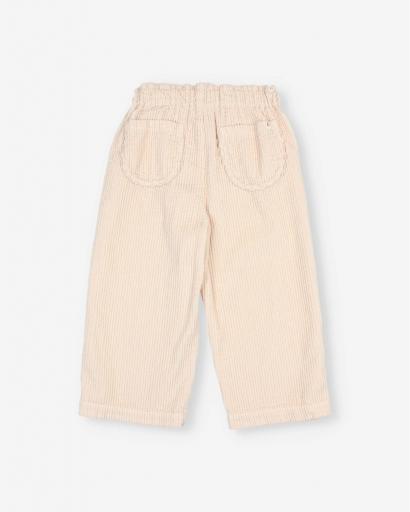 Pantalón girly pana cream [2]