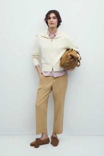 Pantalón tobillero recto camel Jason [2]