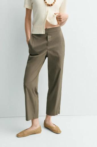 Pantalón tobillero recto Jason verde [2]