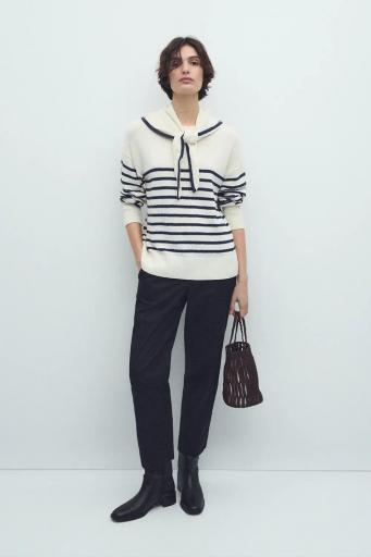 Pantalón tobillero recto negro Jason [1]