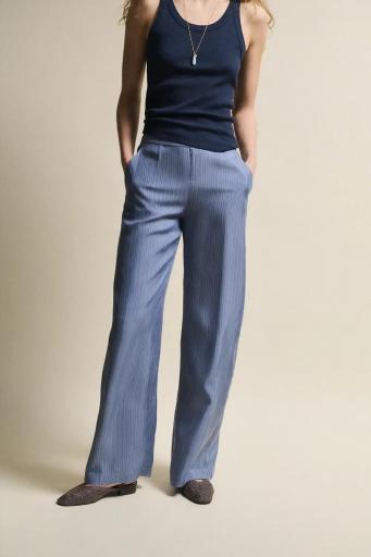 Pantalón rayas azul grisáceo Keops [2]