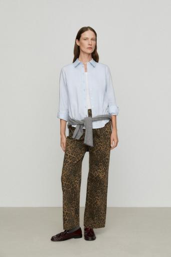 Pantalón leopardo marrón